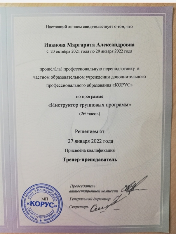 Маргарита Иванова